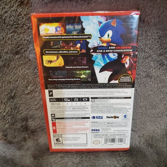 Sonic X Shadow Generations Day One Edition - Nintendo Switch 2 - Picture 3 of 4